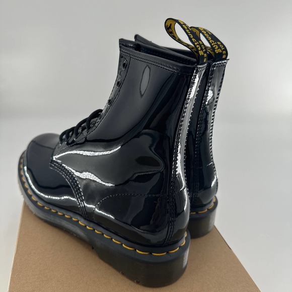 Dr. Martens 1460 Women's Patent Leather Lace Up Combat Boots 9 - Picture 5 of 14
